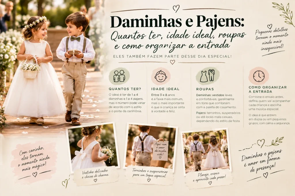 daminhas e pajens