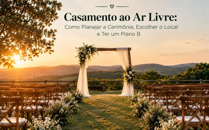 casamento ao ar livre