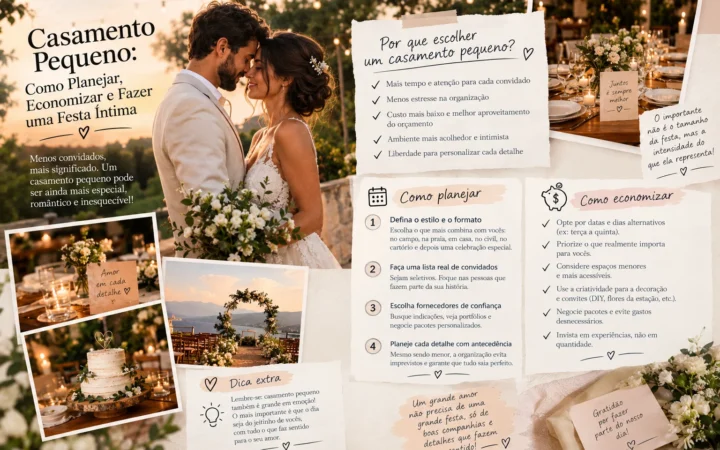 casamento pequeno