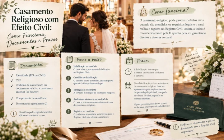 casamento religioso com efeito civil