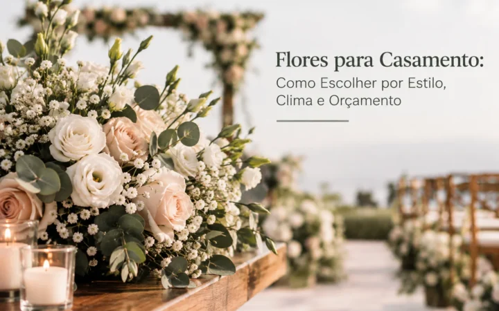 flores para casamento