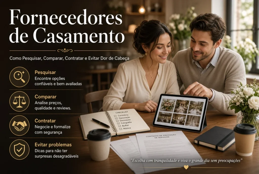 fornecedores de casamento
