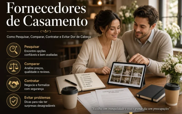 fornecedores de casamento